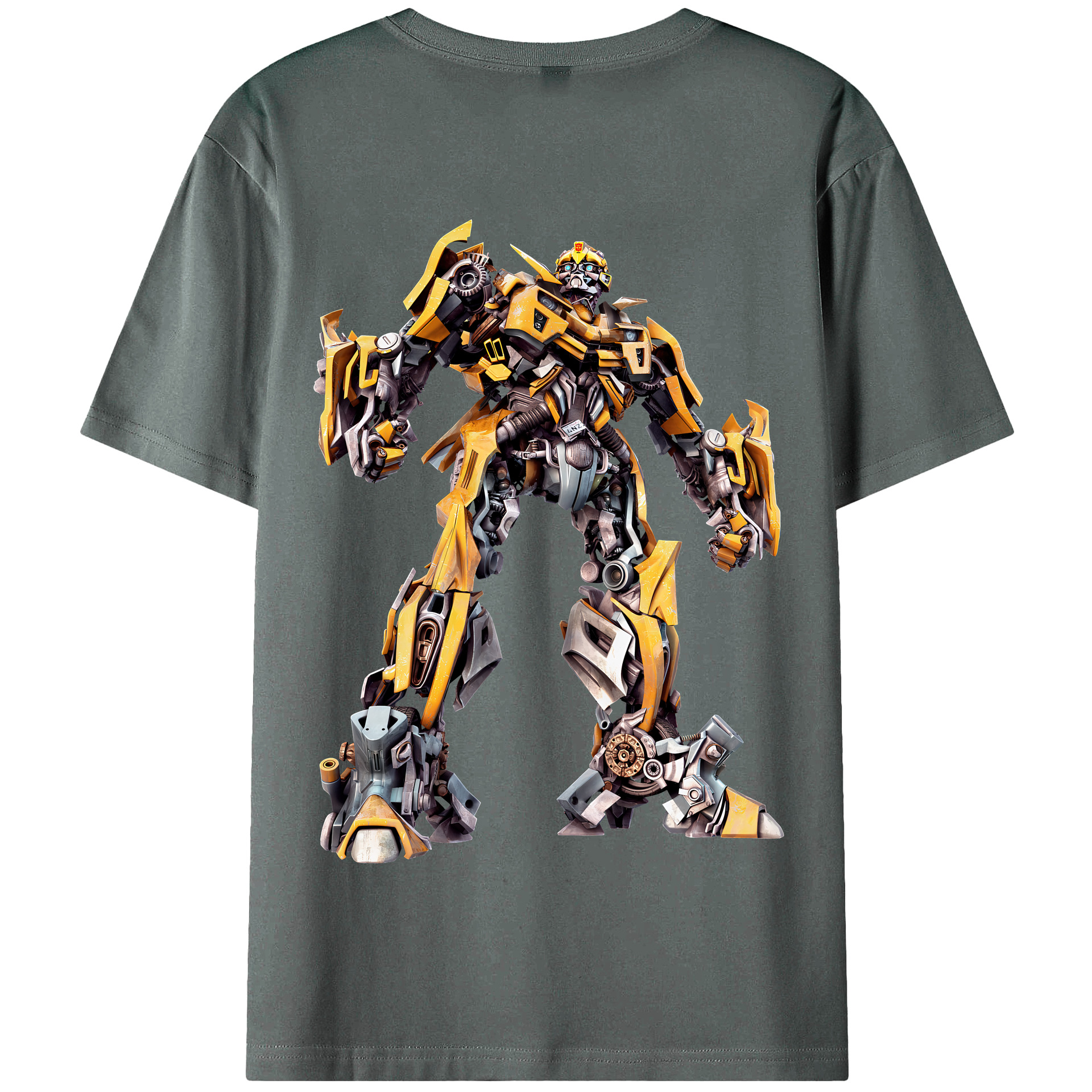 （画像用） Transformers トランスフォーマー 綿100％半袖Tシャツ（背面プリント）